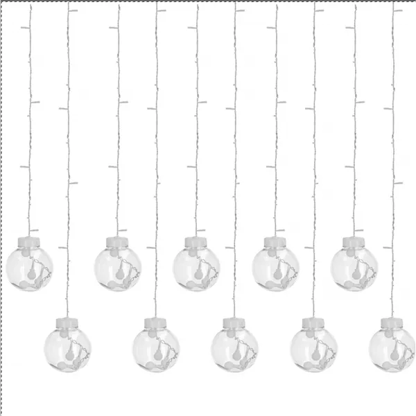 Ziemassvētku LED lampiņu aizkars Springos CL4045